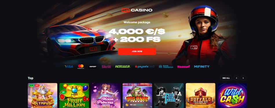 Casino-number-one.nl – Online casino without limits with quick start and mobile-friendly design