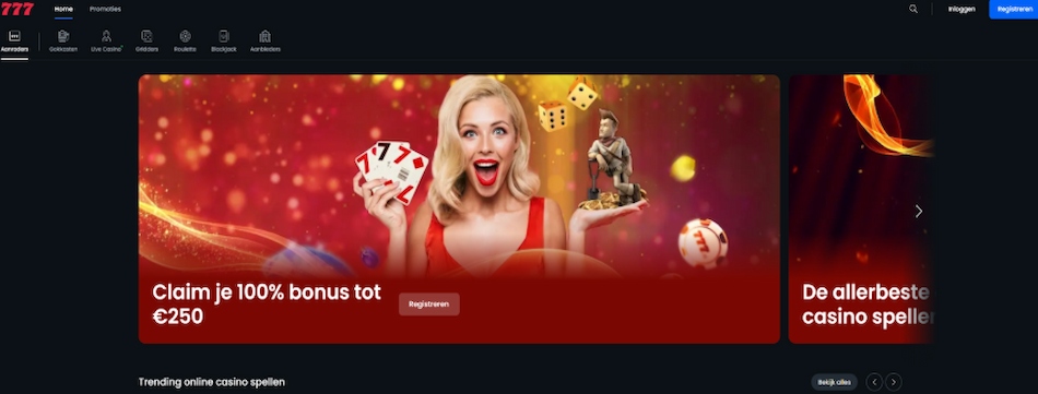 Casino777.nl – Licensed online casino with no limits, large game selection and crypto options