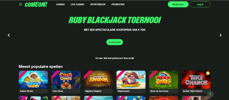 Comeon.nl – accessible online casino